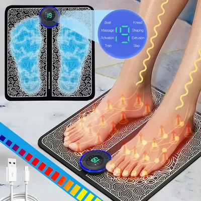 전기 발 마사지 패드, 근육 마사지 이완 트레이너, 마사지 피트니스, 야외 스포츠, 가정, 가족 휴식
